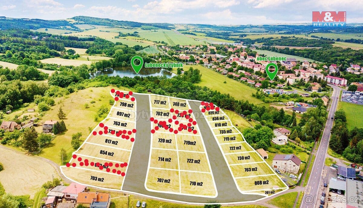 Pozemek Prodej pozemku k bydlení, 703 m², Lubenec - Louny | Bazoš.cz Pozemek Prodej pozemku k bydlení, 703 m², Lubenec - Louny | Bazoš.cz