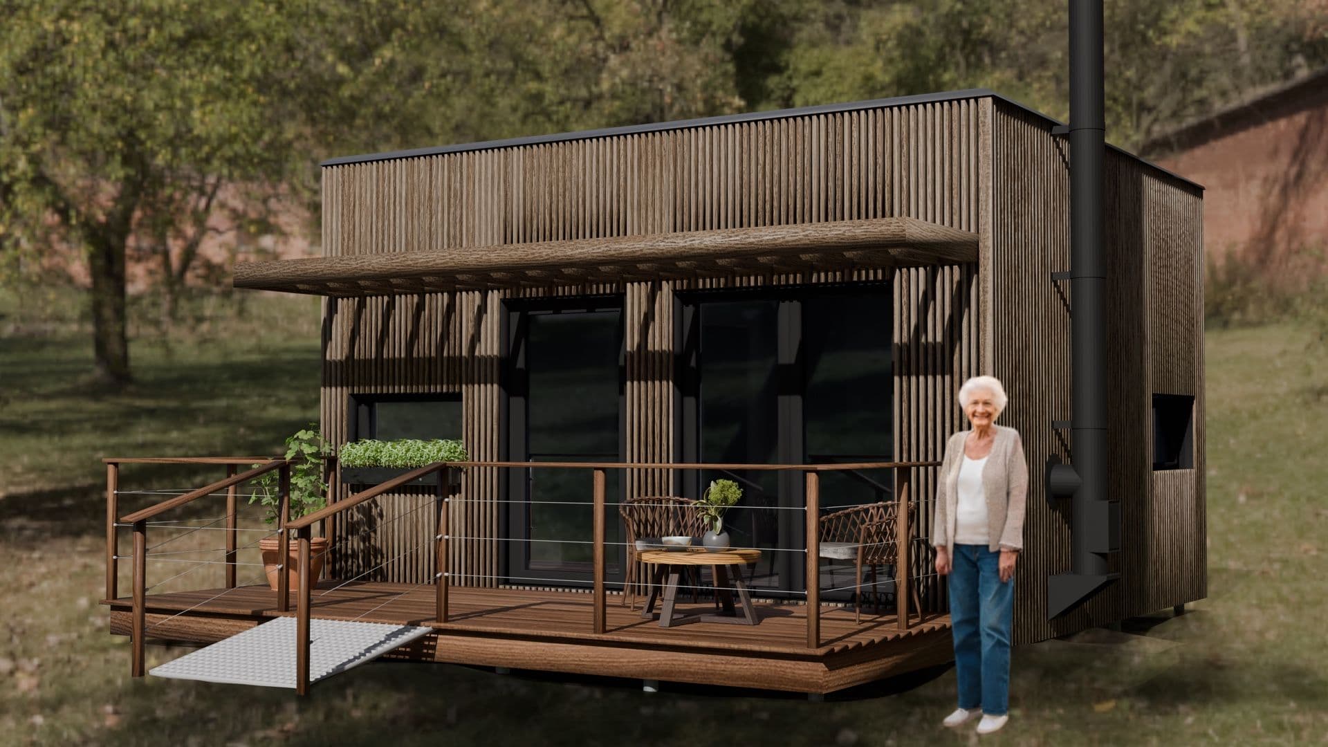 Senior Tiny House Baraczek by Kodu